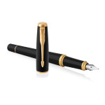 Parker Urban Fountain Pen - Muted Black Gold Trim - Picture 2