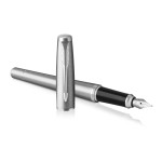 Parker Urban Fountain Pen - Metro Metallic Chrome Trim - Picture 2