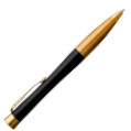 Parker Urban Ballpoint Pen - Matte Black Gold Trim - Picture 1