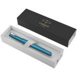 Parker Vector XL Fountain Pen - Teal Chrome Trim - Picture 3