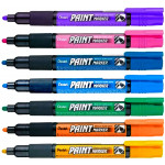 Pentel Arts Paint Markers - Bullet Tip - Bright Colours (Wallet of 7) - Picture 1