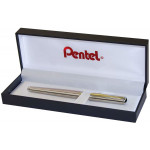 Pentel Sterling Symphony Rollerball - Silver Rose Gold Trim (Gift Boxed) - Picture 1