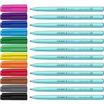 Schneider 12 Colorina Fibre Tip Pens - Fine - Assorted Colours (Pack of 12) - Picture 1