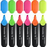 Schneider Job Highlighters - Assorted Colours (Pack of 6) - Picture 1