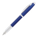 Sheaffer 100 Fountain Pen - Blue Lacquer Chrome Trim - Picture 1