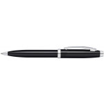 Sheaffer 100 Ballpoint Pen - Black Lacquer Chrome Trim - Picture 1