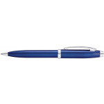 Sheaffer 100 Ballpoint Pen - Blue Lacquer Chrome Trim - Picture 1