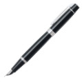 Sheaffer 300 Fountain Pen - Gloss Black Chrome Trim - Picture 1