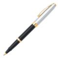 Sheaffer Sagaris Rollerball Pen - Black Lacquer Chrome & Gold - Picture 1