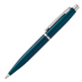 Sheaffer VFM Ballpoint Pen - Peacock Blue Chrome Trim - Picture 1