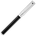 S.T. Dupont D-Initial Fountain Pen - Duotone Black & Chrome - Picture 1