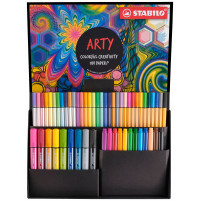 STABILO Creative Pen Set - ARTY - Pack of 55 - Assorted Colours - Picture 1