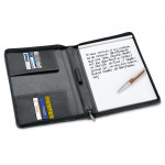 Staedtler Premium Leather Conference Folder - A4 Black - Picture 1