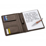 Staedtler Premium Leather Conference Folder - A5 Brown - Picture 1