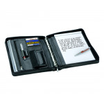 Staedtler Premium Leather Writing Case with Zipper - A4 Black - Picture 1
