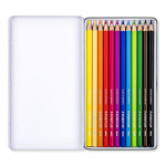 Staedtler Design Journey Watercolour Pencils - Assorted Colours (Tin of 12) - Picture 1