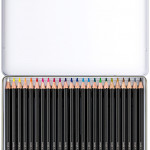Staedtler Super Soft Colouring Pencils - Assorted Colours (Tin of 24) - Picture 1