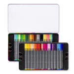 Staedtler Triplus Fineliner Pens - Assorted Colours (Tin of 50) - Picture 1