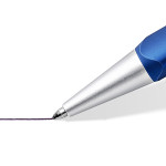 Staedtler TRX Ballpoint Pen - Blue Chrome Trim - Picture 2