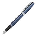 Sheaffer Prelude Fountain Pen - Cobalt Blue Chrome Rings - Picture 1