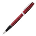 Sheaffer Prelude Fountain Pen - Merlot Red Chrome Rings - Picture 1
