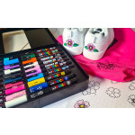 POSCA Illustration Paint Marker Set - Assorted Colours - Tin of 20 (Limited Edition) - Picture 3