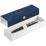 Waterman Allure Ballpoint Pen - Black Chrome Trim - Picture 1