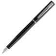 Waterman Allure Fountain & Ballpoint Pen Gift Set - Black Chrome Trim - Picture 1