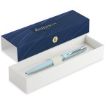 Waterman Allure Ballpoint Pen - Pastel Blue Chrome Trim - Picture 1