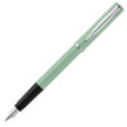 Waterman Allure Fountain & Ballpoint Pen Gift Set - Pastel Green Chrome Trim - Picture 1