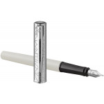 Waterman Allure Fountain Pen - Deluxe White Chrome Trim - Picture 2