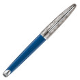 Waterman Carene Rollerball Pen - Blue Obsession Chrome Trm - Picture 1