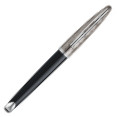 Waterman Carene Fountain Pen - Contemporary Black and Gunmetal Chrome Trim - Picture 1