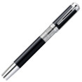 Waterman Elegance Fountain Pen - Black Silver Trim - Picture 1