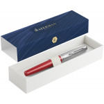 Waterman Embleme Rollerball Pen - Essential Red Chrome Trim - Picture 2
