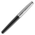 Waterman Embleme Fountain Pen - Essential Black Chrome Trim - Picture 1