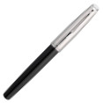 Waterman Embleme Rollerball Pen - Black Chrome Trim - Picture 1