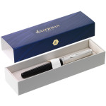 Waterman Embleme Rollerball Pen - Black Chrome Trim - Picture 3