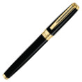 Waterman Exception Fountain Pen - Ideal Black Gold Trim - Picture 1
