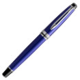 Waterman Expert Fountain Pen - Essential Dark Blue Chrome Trim - Picture 1