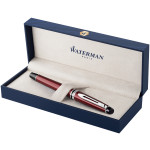 Waterman Expert Fountain Pen - Essential Dark Red Chrome Trim - Picture 2