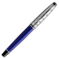 Waterman Expert Fountain Pen - Deluxe Blue Chrome Trim - Picture 1