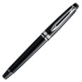 Waterman Expert Fountain Pen - Black Chrome Trim in Luxury Gift Box with Free Notebook - Picture 3