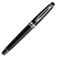 Waterman Expert Rollerball Pen - Matte Black Chrome Trim - Picture 1