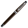 Waterman Expert Fountain Pen - Deep Brown Chrome Trim - Picture 1
