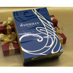 Waterman Expert Fountain Pen - Essential Dark Red Chrome Trim in Luxury Gift Box with Free Personal Organiser - Picture 1