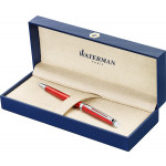 Waterman Hemisphere Ballpoint Pen - Essential Rouge Chrome Trim - Picture 1