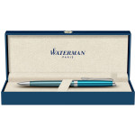 Waterman Hemisphere Ballpoint Pen - Côte D'azure Chrome Trim - Picture 1