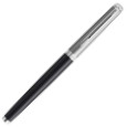 Waterman Hemisphere Essentials Fountain Pen - Matte Black & Sandblasted Steel - Picture 1