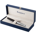 Waterman Hemisphere Essentials Fountain Pen - Matte Black & Sandblasted Steel - Picture 2